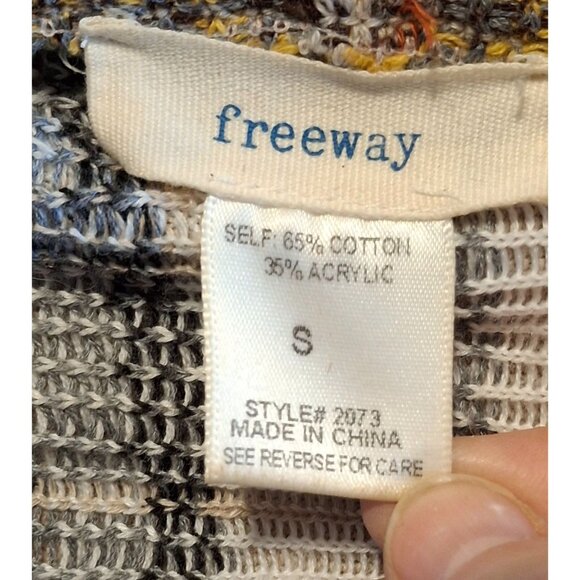 Anthropologie Freeway Open Front Draped Aztec/Bohemian Cardigan, Size S, #3035 - Picture 3 of 6